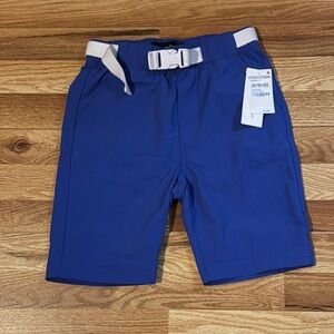 Nordstrom Blue Athletic Shorts Lightweight Elastic Waist